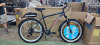 Электровелосипед 26" Formula MAGNUM AM рама- 350 Вт 36 В задн. 10Ач батарея в сумке, 2022 (черно-красный (м))