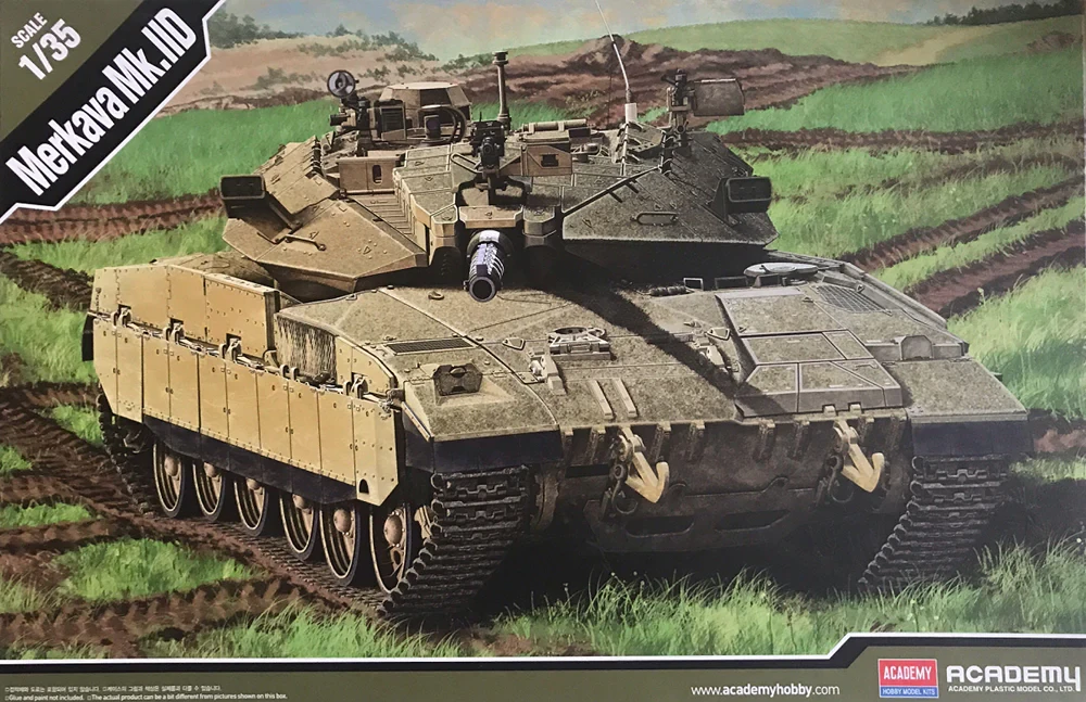 Merkava MK. II D. Збірна модель ізраїльського танка у масштабі 1/35. ACADEMY 13286