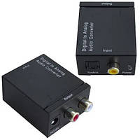 Конвертер цифрового звука с оптики в аналог 2.0, DC-5V, YT-ACWDTA, Конвертер оптика в RCA