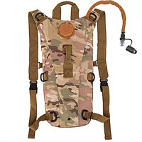 Тактический рюкзак гидратор KMS 3л Multicam Питьевая система армейская камуфляжная для военнослужащих ЗСУ MAR