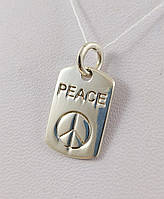 Подвеска серебряная "Peace" PEACE-пр