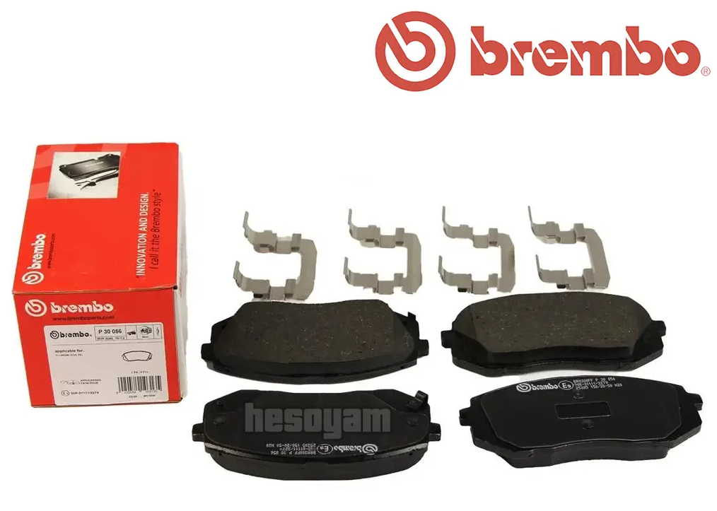 Гальмівні колодки передні ix35, i40, Tucson, Sonata NF, Sportage SL, Cadenza, Soul Brembo P30056, фото 1