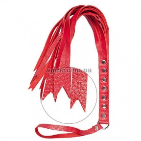 Флогер SM Fancy Leather Floger, червоний