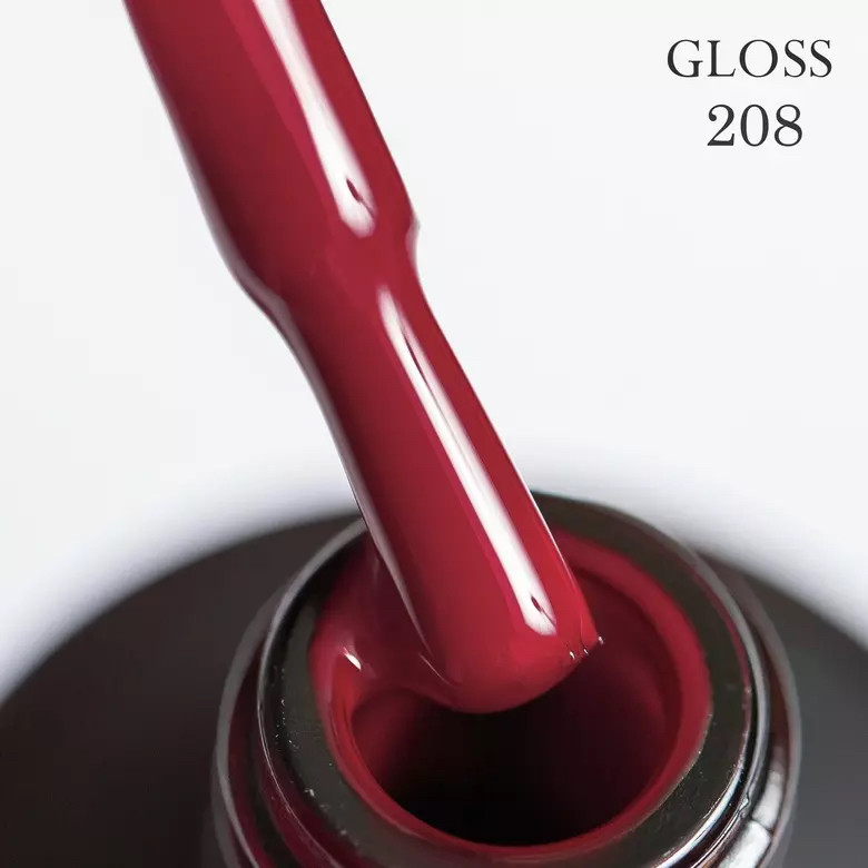 Гель-лак GLOSS 208, 11 мл, фото 1