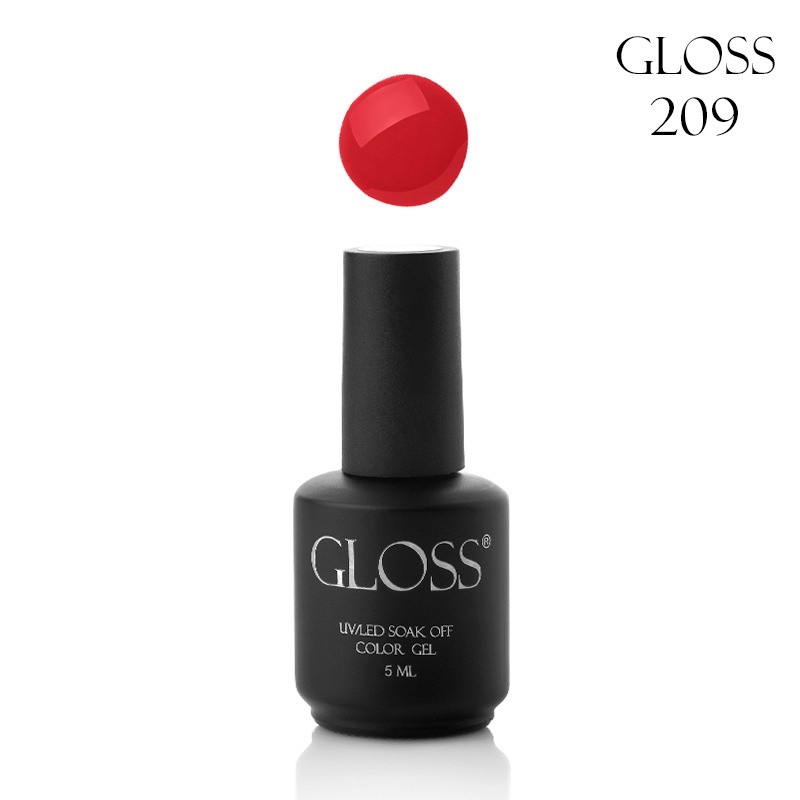 Гель-лак GLOSS 209, 5 мл, фото 1