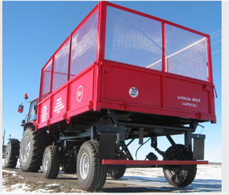 Причіп тракторний 2ПТС-6,5 (С надставними сітчастими бортами)