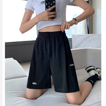 Шорти бермуди в рубчик Motte чорний M - L