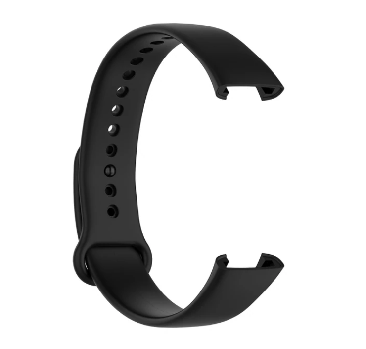 Силіконовий ремінець Primo для фітнес браслета Xiaomi Redmi Smart Band Pro (M2101B1 / BHR5501GL) - Black, фото 1