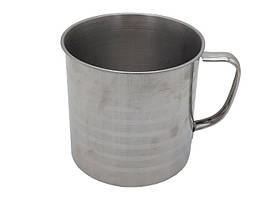 Кружка з нержавіючої сталі зі знімною ручкою Кружка нержавіюча №8 D 15 cm H 14,5 cm 2,4 літра ВИЩИЙ СОРТ