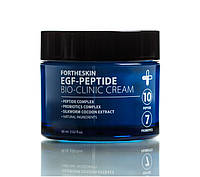 Антивозрастной крем с пептидами и пробиотиками Fortheskin EGF Peptide Bio Clinic Cream