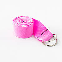 Ремінь для йоги та розтяжки OSPORT Asana (FI-4943-6) Рожевий