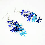 Сережки Стрекоза сині, фото 2