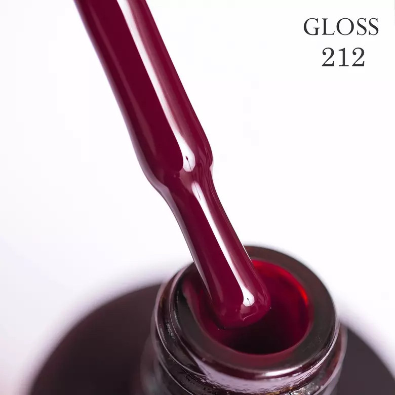 Гель-лак GLOSS 212, 11 мл, фото 1