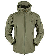 У Нас: Зимняя тактическая куртка Eagle Soft Shell WJ-17 с флисом Green Olive 4XL -OK