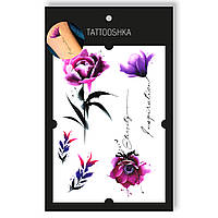 Tattooshka Тату для тіла "Витончена троянда" - TH-721