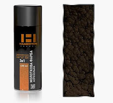 Фарба молоткова (з молотковим ефектом) темно-коричнева MIXON ХАМЕРТОН 609 аерозоль 400мл