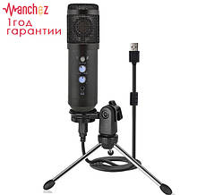 Студійний мікрофон Manchez US-31 (USB) з штативом Black