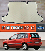 ЕВА коврик в багажник Форд Фьюжн 2002-2012. EVA ковер багажника на Ford Fusion