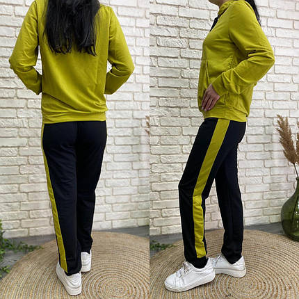 Стильний жіночий костюм, тканина "Трикотаж двохнитка" 42 розмір, фото 3