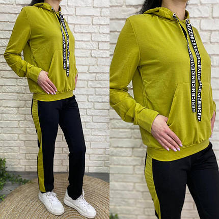 Стильний жіночий костюм, тканина "Трикотаж двохнитка" 42 розмір, фото 1