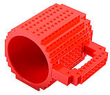 Кружка-конструктор Lego 350мл Yellow Red, фото 3