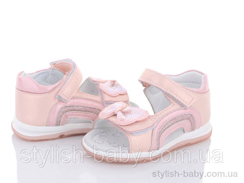 Дитяче літнє взуття гуртом. Дитячі босоніжки 2023 бренда BBT Kids для дівчаток (рр. з 23 по 28)