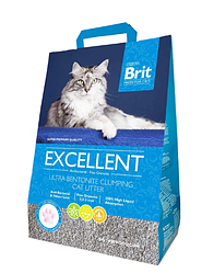 Наповнювач туалету для котів Brit Fresh Excellent, 10 кг (бентонітовий)