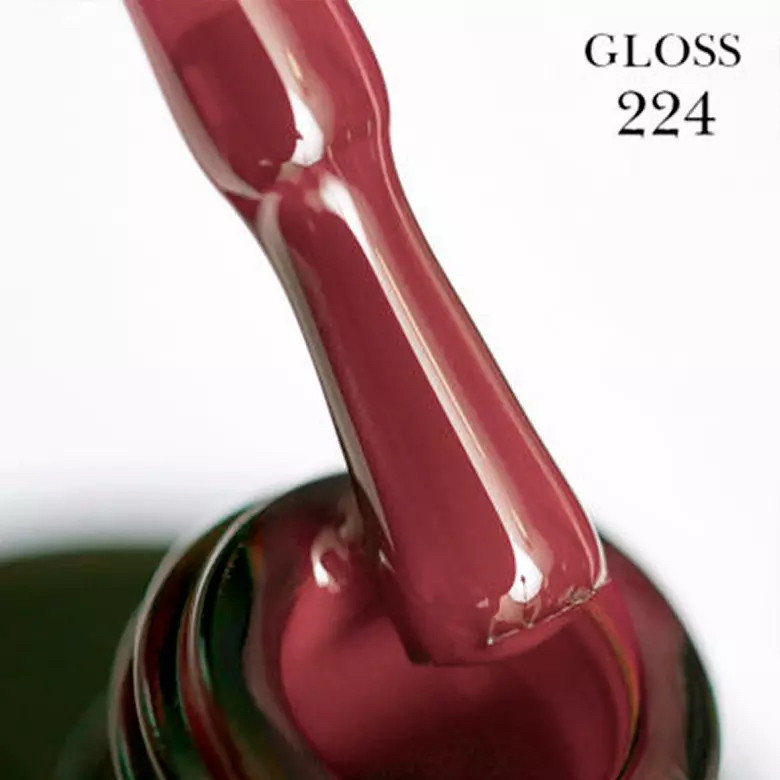 Гель лак GLOSS 224, 11 мл, фото 1