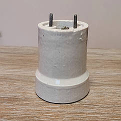 Патрон керамічний для лампи з цоколем Е40