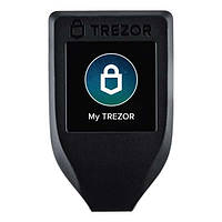 У Нас: Аппаратный кошелек Trezor Model T Black (ВИТРИННЫЙ ВАРИАНТ) (Открытая упаковка) -OK
