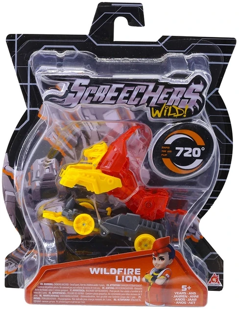 Машинка-трансформер SCREECHERS WILD! S4 L0 — ВАЙЛДФАЄР ЛАЙЕН, фото 1