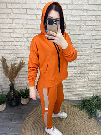 Стильний жіночий костюм, тканина "Трикотаж двохнитка" 42 розмір, фото 3