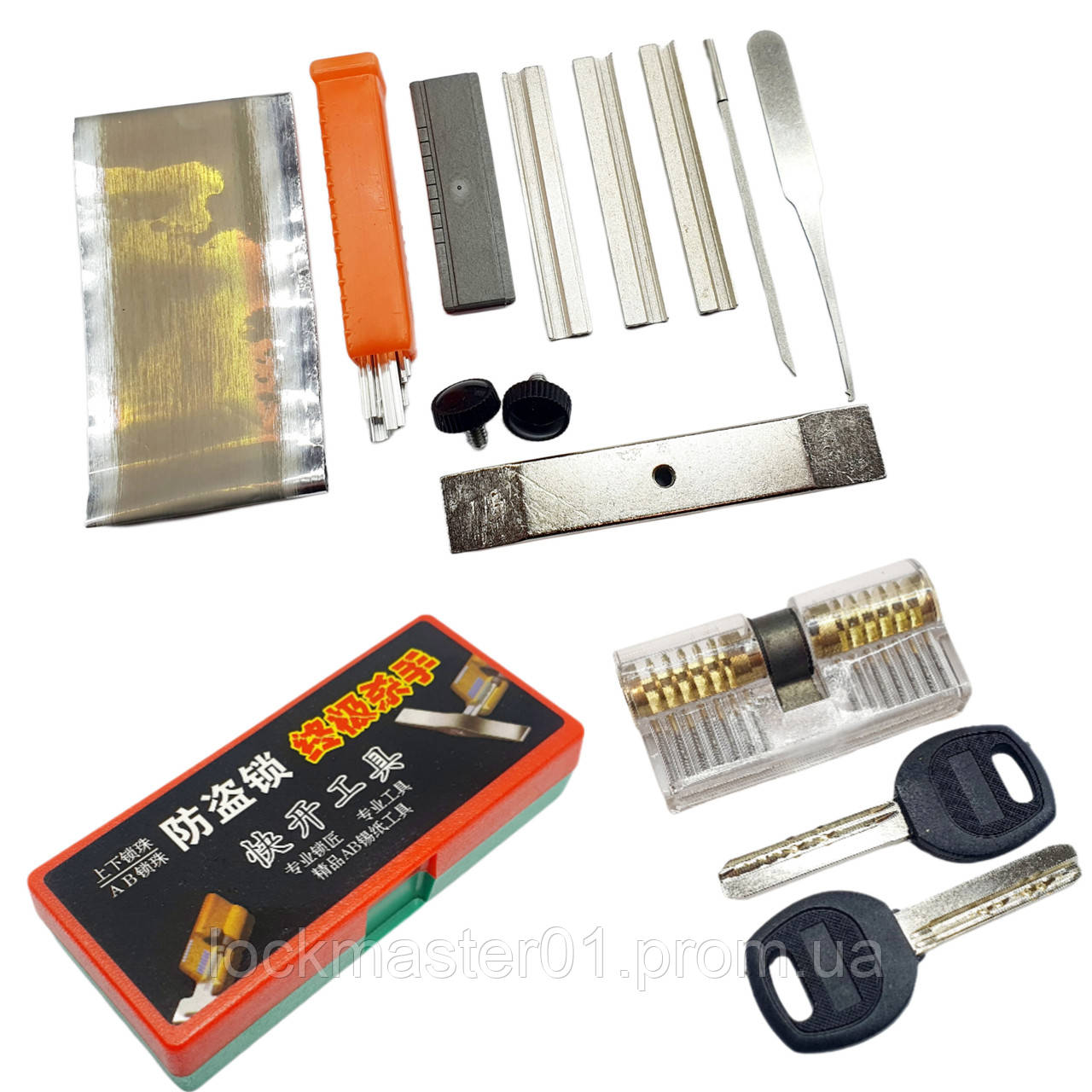 Купить Перфо набор отмычек импрессии для китайских замков + Прозрачный ...