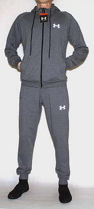 Молодіжний спортивний костюм чоловічий сірий M,XL, фото 5