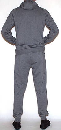 Молодіжний спортивний костюм чоловічий сірий M,XL, фото 4