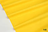 Однотонна польська бязь жовта 135 No146, фото 2
