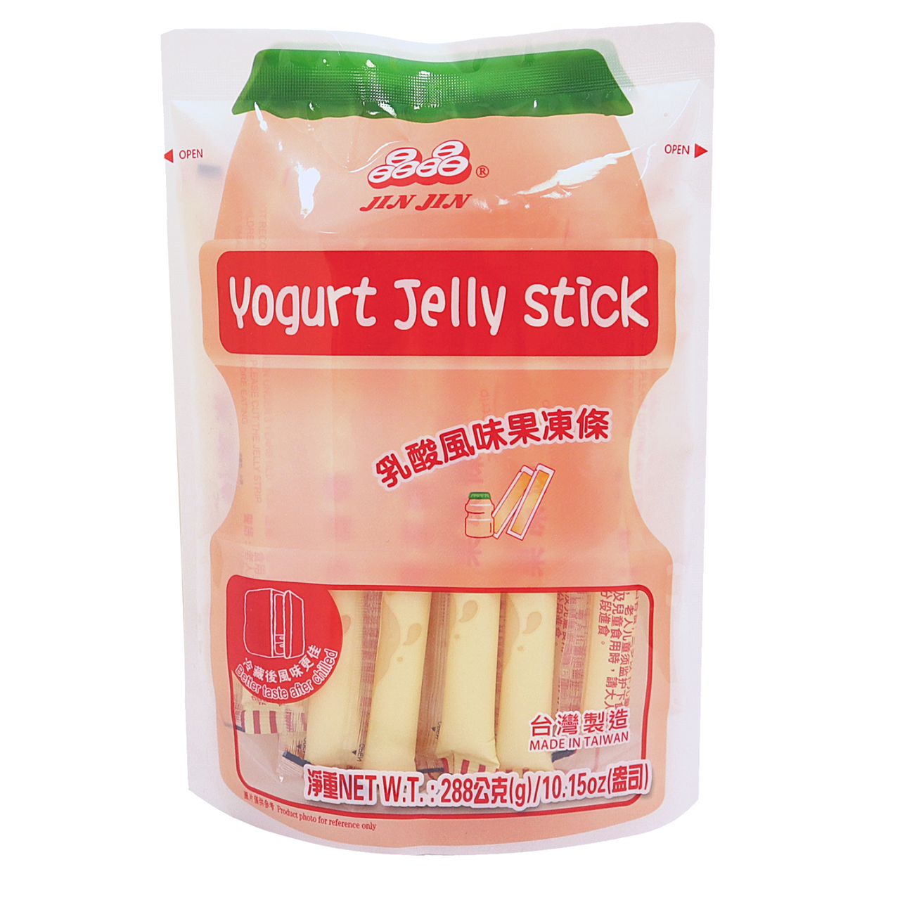 Купити Японські желейні цукерки Jin Jin Yogurt Jelly Stick 288g, ціна