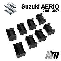 Ремкомплект ограничителя дверей Suzuki AERIO 2001 - 2007, фиксаторы, вкладыши, втулки, сухари