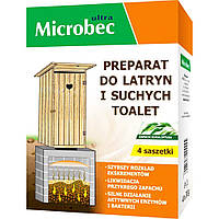 Microbec Препарат для септиків евкаліпт, 4х30