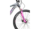 Велосипед гірський Crosser 075-C 26" 15.5 рама 21s SHIMANO+Hydra Рожевий, фото 8