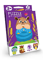 Пазлы Danko Toys развивающие Puzzle для малышей (рус.) (PFK-02)