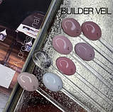 Гель для нарощування SAGA professional Builder Gel Veil 06 (прозорий), 15 мл, фото 3