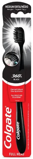 Зубна щітка Colgate 360 Black Medium