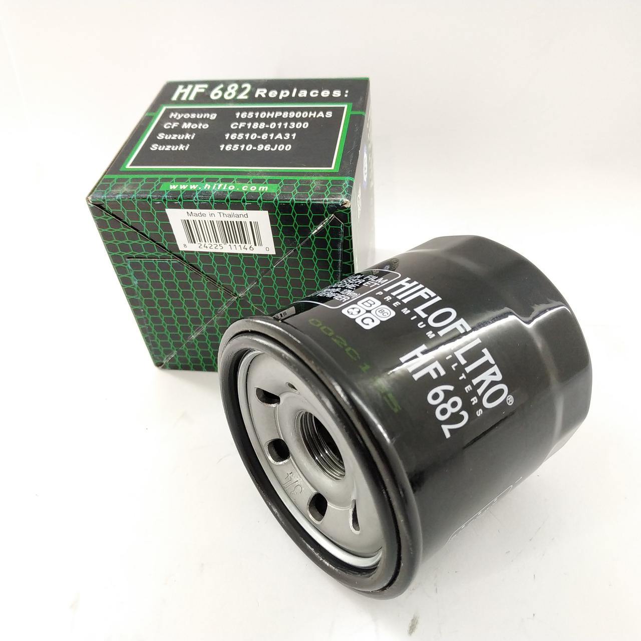 Фільтр оливний Hiflo HF682 квадроцикла CFMOTO 500 X5 Speed Gear Hisun Linhai