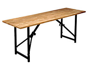 Лавка розкладна зі фанери для бомбосховища 1200х300х450 мм Kompred OL664