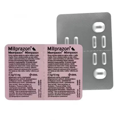 Милпразон 16 мг (Milprazon) для кошек весом более 2 кг таблетка №1, KRKA - фото 2 - id-p1812372743