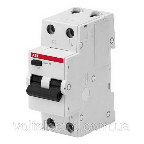 Диференціальний автомат ABB basic M BMR415 C10 30mA