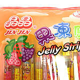 Японські желейні цукерки Jin Jin Jelly Strip 300g, фото 4