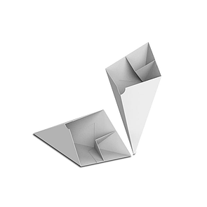 КОНВЕРТ КОНУСНИЙ (150 ГР) БІЛИЙ (50шт/уп)