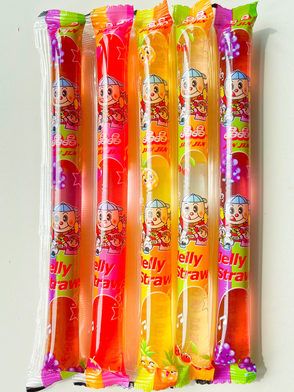 Купити Японські желейні цукерки Jin Jin Jelly Stick 300g, ціна 269 грн